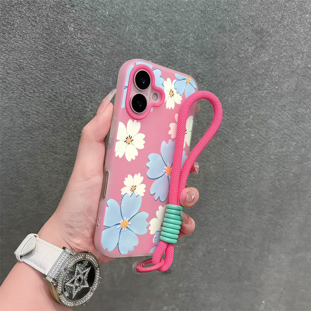 연하늘색 흰색 꽃무늬 삼성 갤럭시 S26 S25 S24 - Samsung Galaxy Strap 리뷰 및 가격