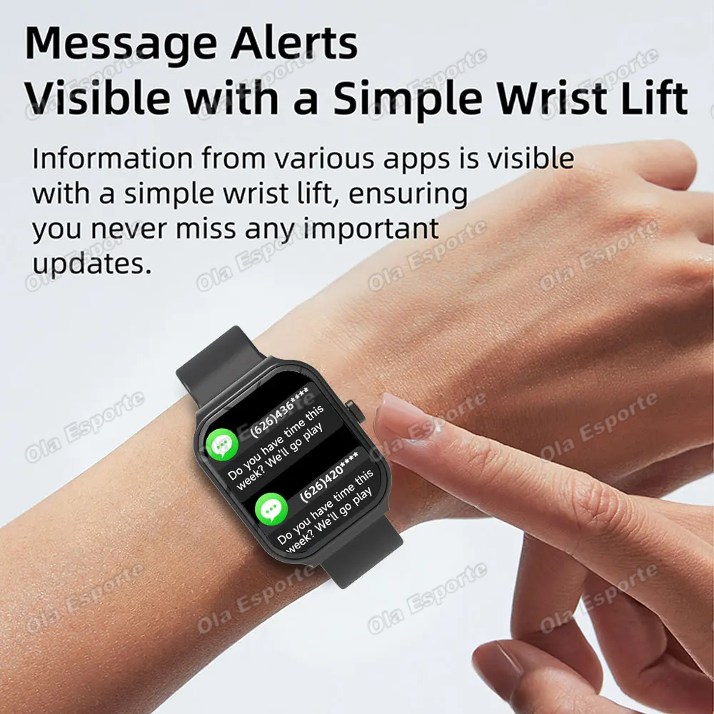 스마트 워치 플러스 남녀공용 풀 터치 스크린 스포츠 피 - Smartwatch Digital Watches For Men 리뷰 및 가격