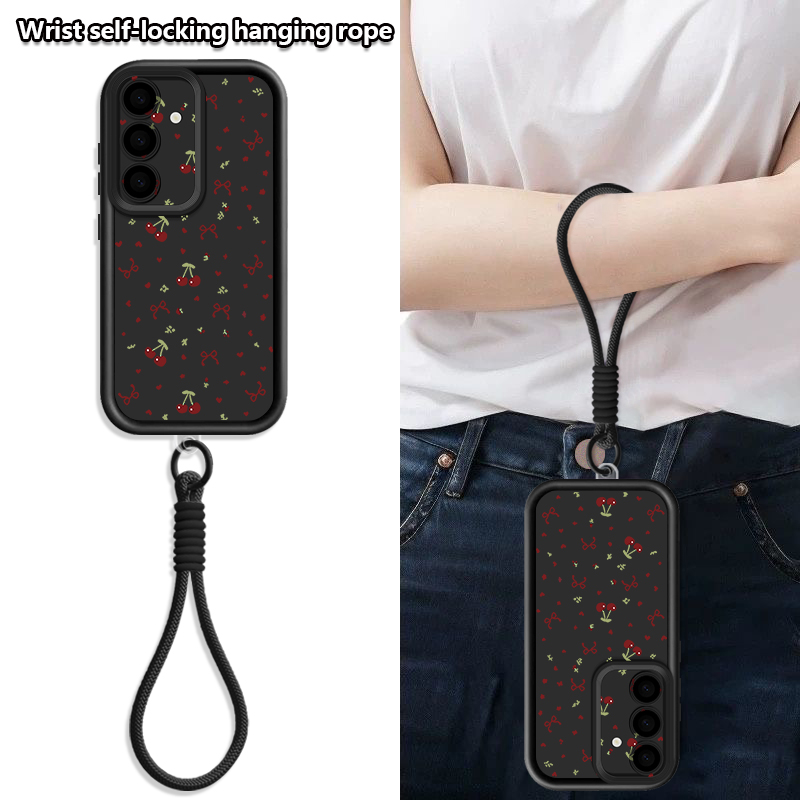 리틀 체리 패턴 끈형 폰 케이스 삼성 갤럭시 S26 S - Samsung Galaxy Strap 리뷰 및 가격