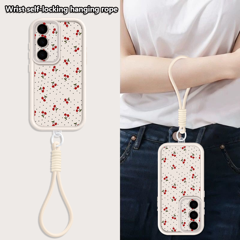 리틀 체리 패턴 끈형 폰 케이스 삼성 갤럭시 S26 S - Samsung Galaxy Strap 리뷰 및 가격