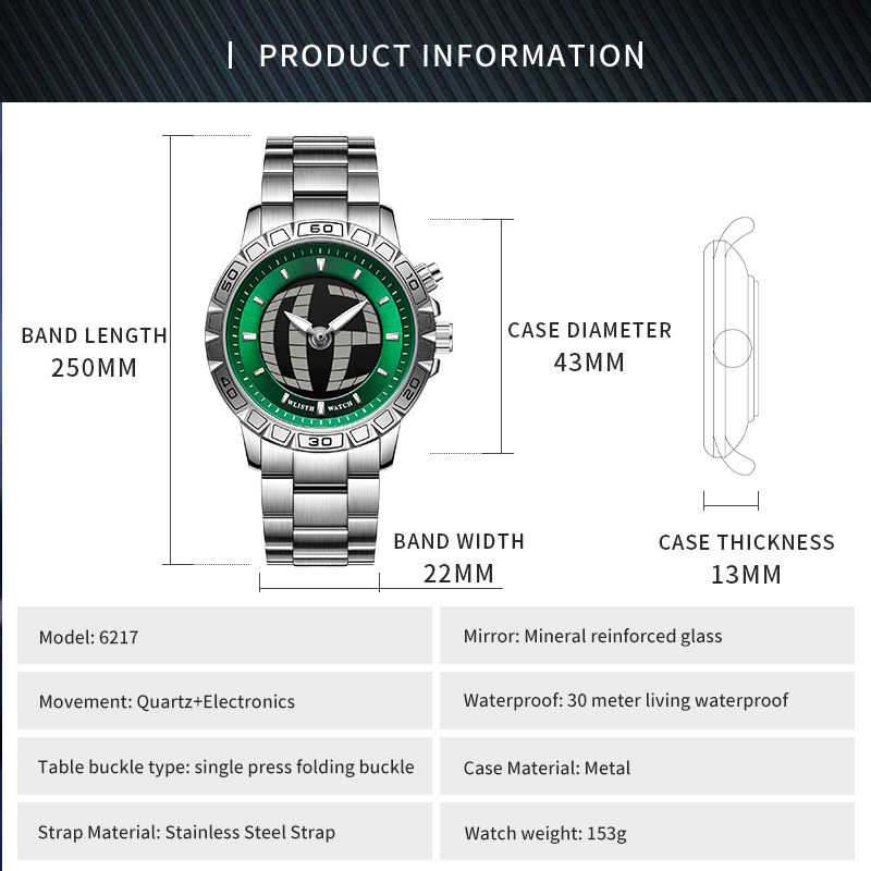 럭셔리 비즈니스 남성용 디지털 시계 방수 야광 손목시계 - Smartwatch Digital Watches For Men 리뷰 및 가격