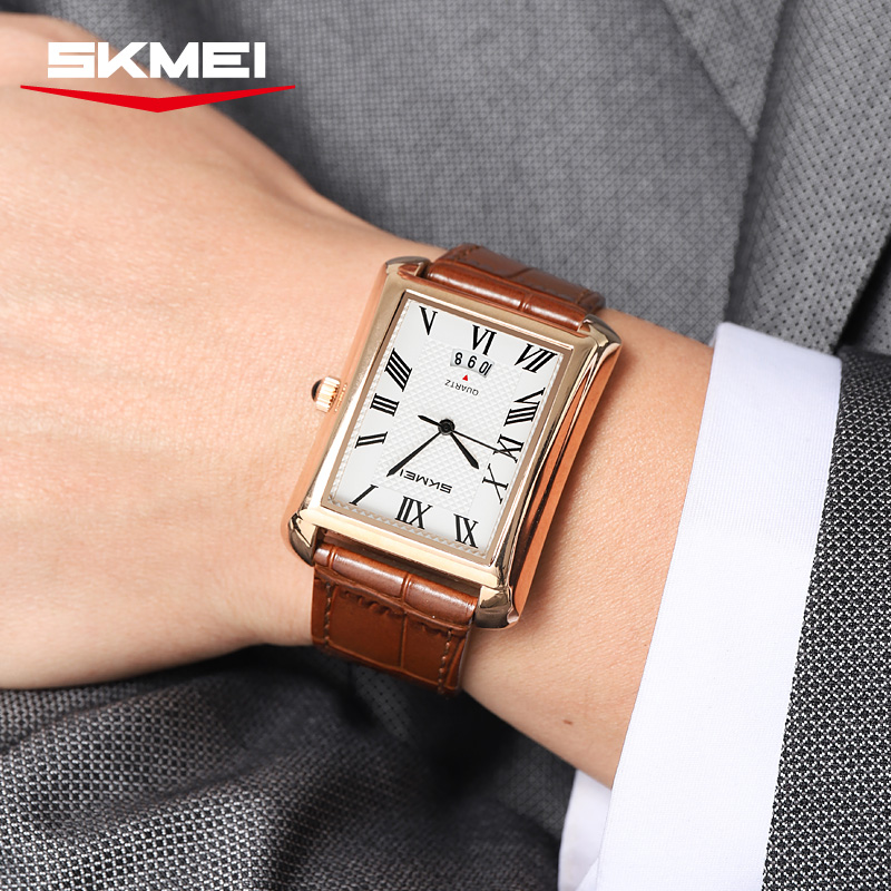SKMEI 2575 클래식 남성용 쿼츠 시계 비즈니스  - Smartwatch Square Watches For Men 리뷰 및 가격